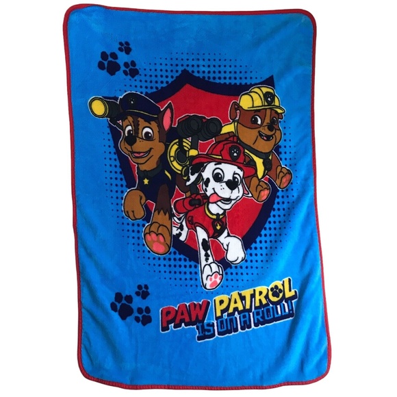 Nickelodeon Other - Nickelodeon Paw Patrol Kids Fleece Blanket Chase,Marshall & Rubble 42"x 29"